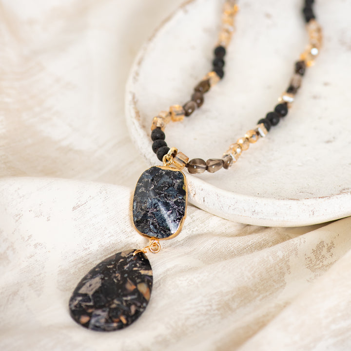 The Black Jasper Necklace