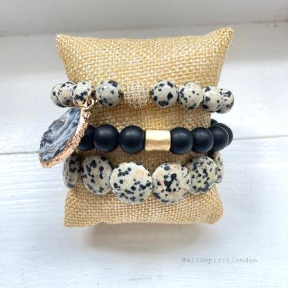 Dalmatian Set of 3 Bracelets