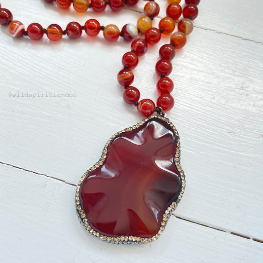 Red Bronwyn Necklace