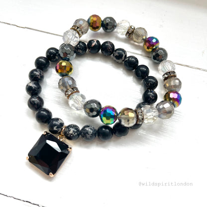 Black Magic Set of 2 Bracelets