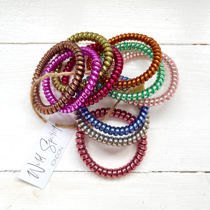 Disco Spiral Hair Bobbles