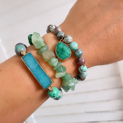 Jade Set of 3 Bracelets