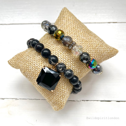 Black Magic Set of 2 Bracelets