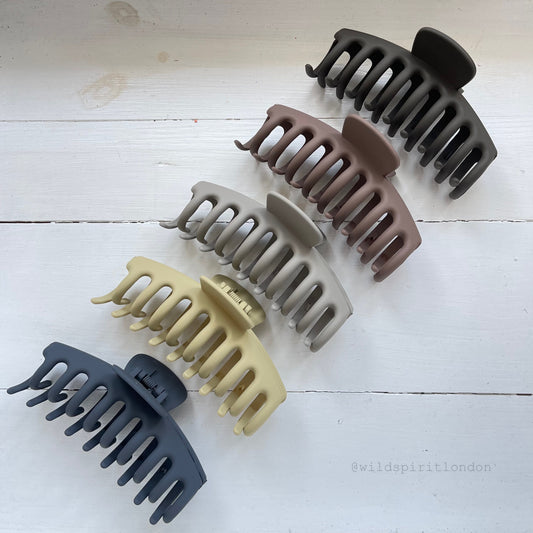 Pack of 5 Large Hair Claws - MIX C