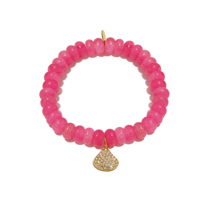Pink Shell Sun-Kissed Charm Bracelet