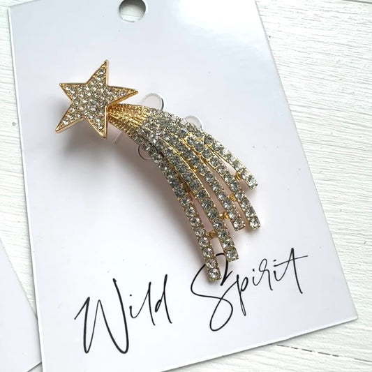 Shooting Star Brooch