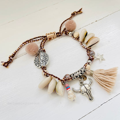 Buffy Brown Charm Bracelet