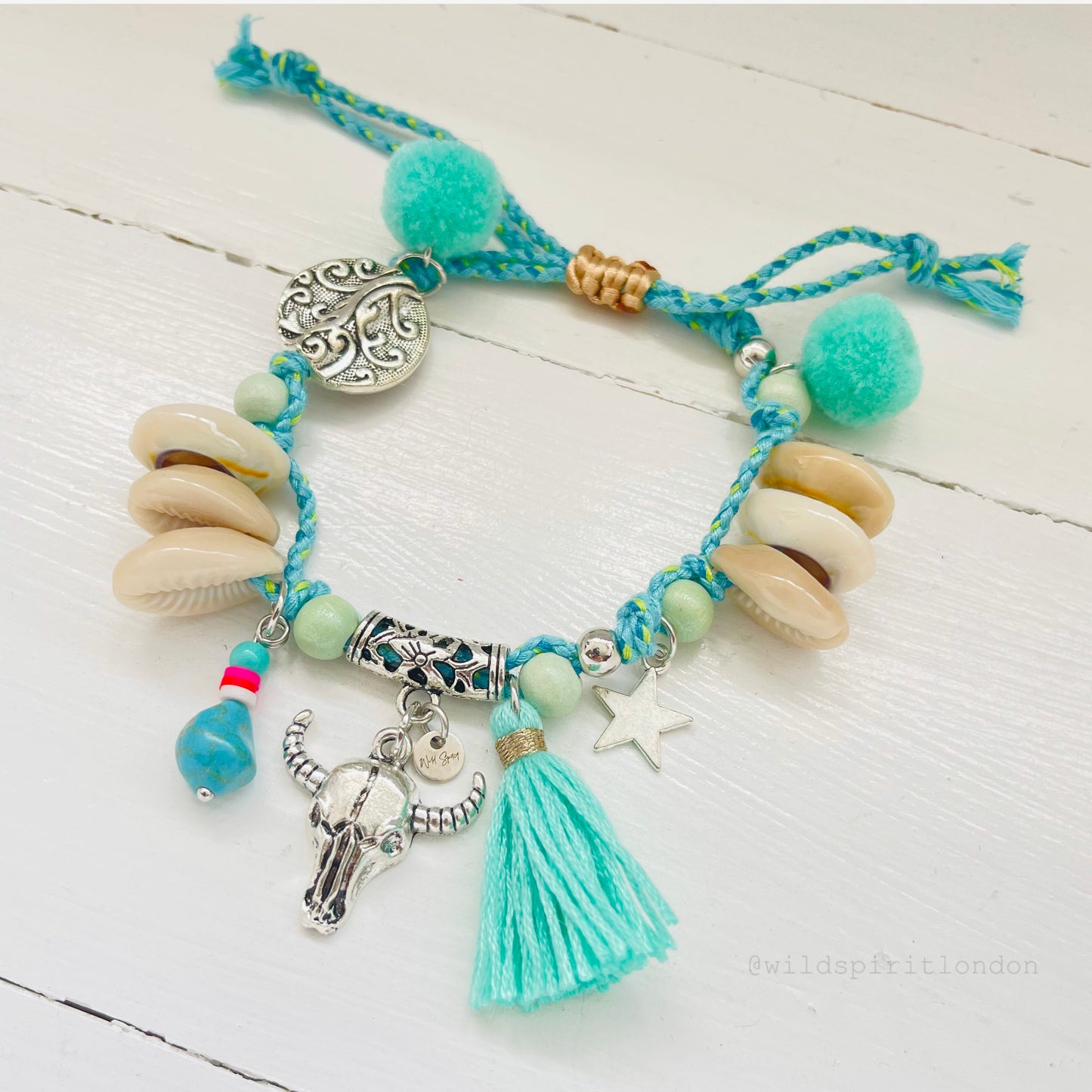 Blue Charm Bracelet/Anklet