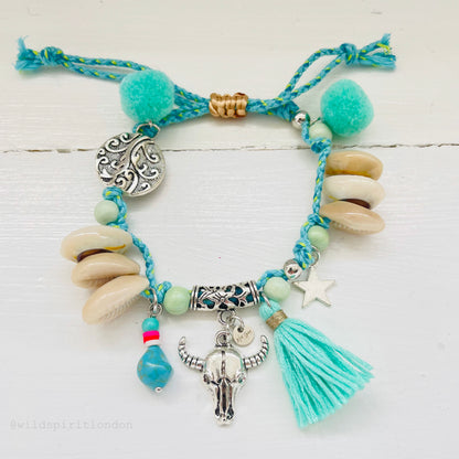 Blue Charm Bracelet/Anklet