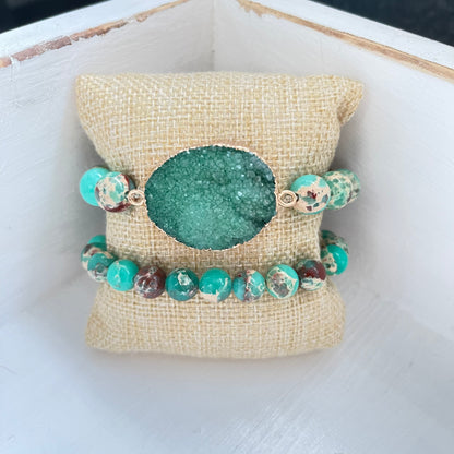 Jade Set of 2 Bracelets