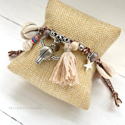 Buffy Brown Charm Bracelet