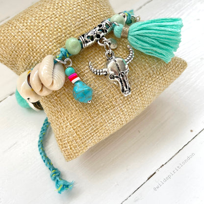 Blue Charm Bracelet/Anklet