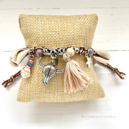 Buffy Brown Charm Bracelet