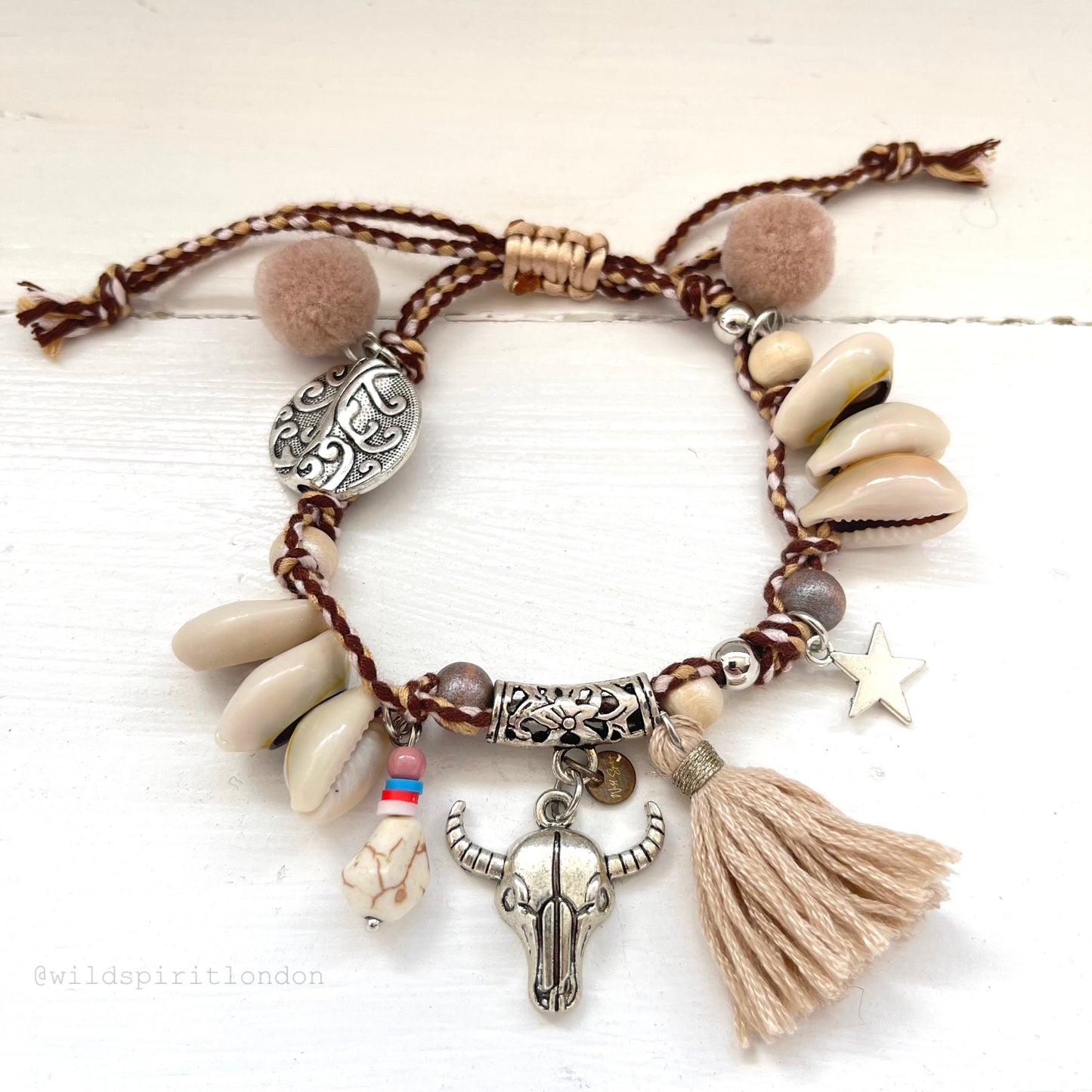 Buffy Brown Charm Bracelet