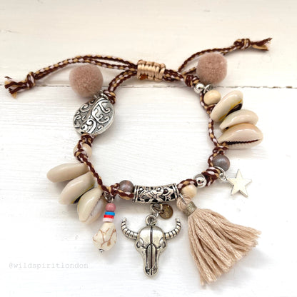 Buffy Brown Charm Bracelet